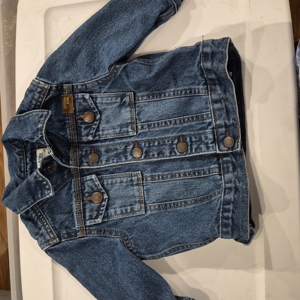 Lil Boys Genuine Kids by Oshkosh denim jacket Size 18 Months